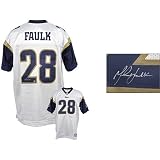 Mounted Memories St. Louis Rams Marshall Faulk Autographed Jersey