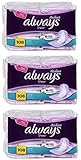 Always Dailies Sheer No Feel, Regular 108 Count, Pack of 3.