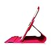 Fintie Rotating Case for iPad 4 3 2 (Old Model) 9.7 inch Tablet - 360 Degree Rotating Smart Stand Protective Cover Auto Wake/Sleep for iPad 4th Gen Retina Display, iPad 3 & iPad 2, Magenta