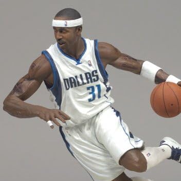 JASON TERRY / DALLAS MAVERICKS * WHITE JERSEY * McFarlane 6 Inch NBA SERIES 13 Sports Picks Action Figure