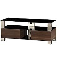 Sonorous MD 9120W Glass & Wood TV Stand
