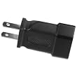 mumbi Netzadapter USA | Reiseadapter | US-Stecker 2pin auf Euro-Buchse