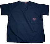 Auburn Tigers Navy Scrub Top