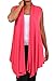 Pastel by Vivienne Women's Asymetric Open Front Vest