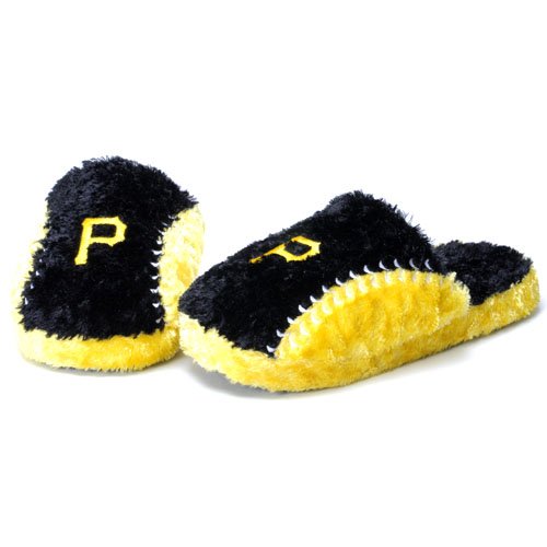 PITTSBURGH PIRATES FUZZY SLIDE SLIPPERS SMALL