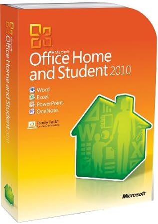 Microsoft  Office Home and Student 2010, DVD, 3 PC, non-commercial, EN