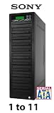 DVD Duplicator Built-in Sony 24x Burner (1 to 11 Target) Copier Tower Replication Recorder + Free Nero Multimedia Suite 10 Essentials CD/DVD Burner Software