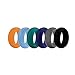 (Price/10 Pcs) GOGO Premium Man's Silicone Wedding Rings - 9 mm Wide(3 mm Thick) Flexible Wedding Bands - Great for Sports or Outdoors
