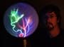 16" Tall Cauldron Plasma Ball 12" Globe - 7 Distinct Colors