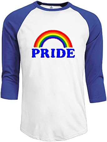 Gay Pride Rainbow Men Casual Baseball Tees Baseball Tees