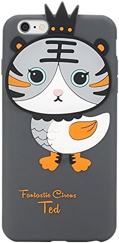 iPhone 6/6S Case, TCIL® 3d Chic Cute Cartoon Stereo Fashion Vivid Silicone Case for the Apple iPhone 6 4.7 inch (E1)