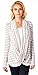 Popana Criss Cross Stripe Cardigan Top - Made in USA