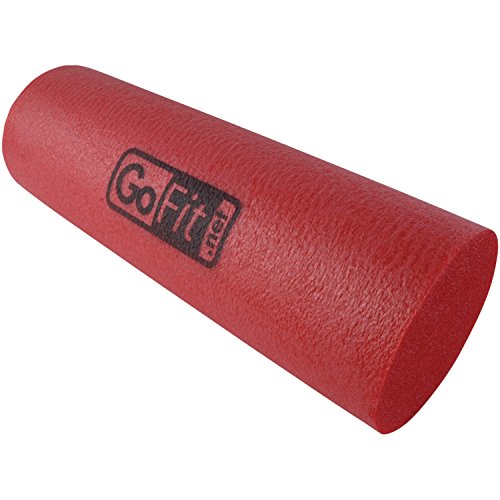 GoFit 36-Inch GoFit Foam Roller with Training Manual, Gray