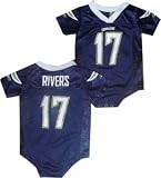 San Diego Chargers Phillip Rivers Reebok Onesie Creeper Jersey (6 Months to 9 Months)
