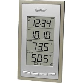Click here to buy Wireless Temperature Station with Date by La Crosse Technology.