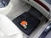 A Set of 2 NFL Universal Fit Front Vinyl Floor Mats - Cleveland Browns