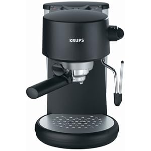 Krups F02742 Brocca In Vetro Di Ricambio Per Macchina CafPresso Espresso - Colore Nero