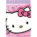 Hello Kitty Birthday Card - Daughter