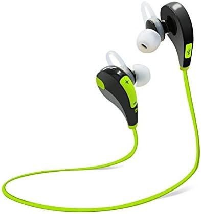 NewplusTM [New Version] Update Bluetooth 4.1 Portable Mini Lightweight Wireless Sports/Running &amp;Gym/Hiking/Jogger/Exercise Sweatproof Bluetooth Earbuds Earpiece Headphones Headsets/Microphone with Clear Sound,AptX,CVC6.0 Noise Cancellationet,Hands-free Calling,and In-ear/ Ear-canal-fit Design for iPhone 6,6Plus, 5S 5C 5 4S 4, iPods,HTC One,One mini, One mini 2,iPad Mini, Samsung Galaxy Note 3, Note 2, S5 S4, S3, S2,LG Optimus,LG G3,G2,MOTO X,Most Android Smart Phones and Tablets and other Bluetooth-enabled tablets - (Black+Green)