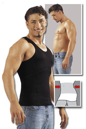 Sven O. Bauch weg shirt - Schwarz - Gr. XL