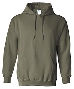 Gildan Adult Heavy Blend� Hooded Sweatshirt (Military Green) (Medium)