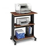 (Price/EA)Printer/Machine Cart,Mobile,29-1/2x20x35,Black/Cherry