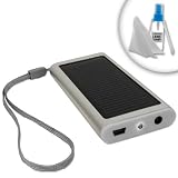 Compact Back-Up Rechargeable Power Extender- SOLAR POWER PAK! for your Audiovox, Motorola, Nextel and UTStarcom Smartphones and other Mini USB Devices! **Includes Lens Cleaning Kit
