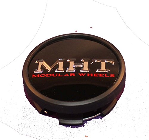 MHT Modular Wheels 1001-80P Forged Edition Custom Center Cap Black (Set of 4)