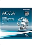 Financial reporting (international and UK stream)