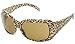 Delta Plus SG-42C-LEO Chica Clear Safety Glasses, Leopard Frame