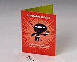 Birthday Ninja Card
