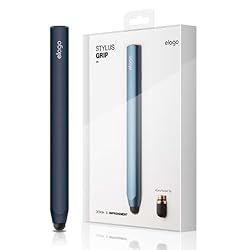 elago Stylus Grip for iPhone 5/4S/3GS, iPad and Galaxy -World First Replaceable Tip (Extra Rubber Tip included) - Jean Indigo