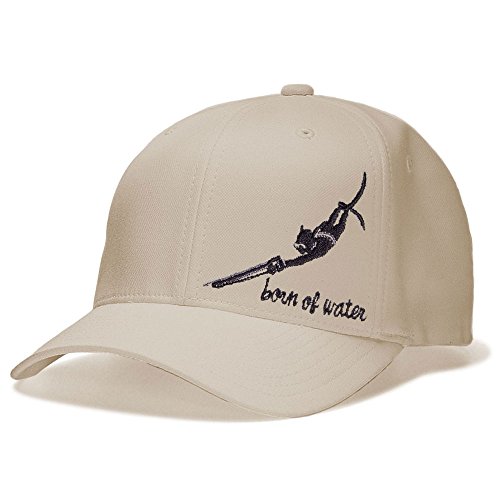 Born of Water Apparel: Spearo Cap - Spearfishing Performance Bamboo Flexfit Fitted Hat - Freedive | Scuba Dive | Spearfish