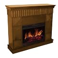 Morrison Electric Fireplace with Insert - Walnut&nbsp;