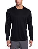 ASICS Men's Core Long Sleeve Shirt, Black, Large