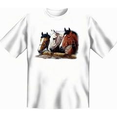 Pferde Pferdeherde Horse Tier Motiv: Drei Pferde (T-Shirt)