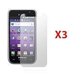 SAMSUNG GALAXY S 4G CLEAR SCREEN PROTECTORS - 3 PACK