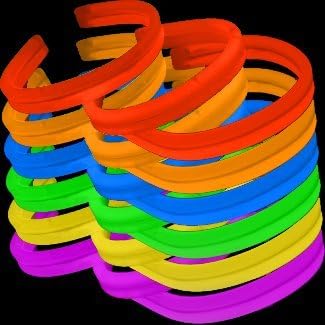 8" TWISTER Glow Light Stick Assorted Bracelets (120 bracelets)