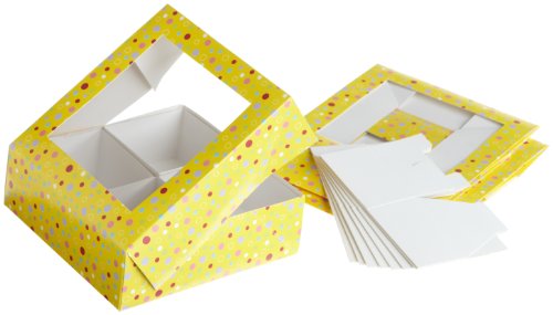 Wilton 4 Cavity Sweet Dots Compartment Boxes, 3 Count