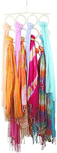 All Jazzed Up Hanging Scarf Organizer - White, Yellow & Blue