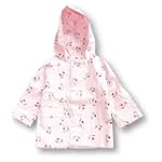 Blue Fish Pink Gingham Rain Mac, Jackets, Girls, 2-3 years