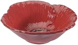 Ambiance Fleur Rustique 7-Inch Figural Dessert Bowl, Set of 4