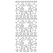 Peel Off Stickers -Stars Assorted - GOLD Ref: OLS65331