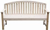 Natural Fir Wood Wooden Garden Bench. Classic Design. Perfect Addition To Any Garden
