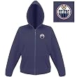 Edmonton Oilers NHL "Hoody" Zip Sweatshirt For Women (Navy)