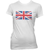 United Kingdom Ladies Fine Jersey T-Shirt, White, S