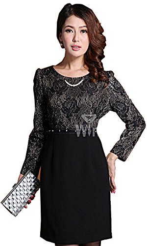 スーツワンピース ドレス レース パール 長袖 フェイクスーツ 上品 卒業式 入学式 カジュアル キュート エレガンス レディース 冬物 春物 可愛いスカーフ付き R785