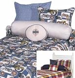 MOTOR BUNK BED HUGGER (NAVY PLAID)