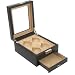 Wolf Designs Men’s Brown Four Piece Pocket Watch Case #450551