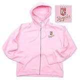 Kansas City Royals Womens Zip Front Hoody Sweatshirt - Medium